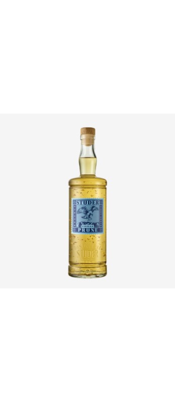 Vielle Prune Reserve mit Goldflitter
