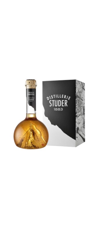 Vieille Prune mit Goldflitter Matterhorn