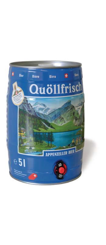 Appenzeller Quöllfrisch Partyfass 5 Lt