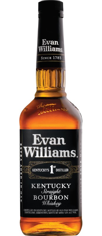 Whiskey Straight Bourbon Evan Williams Black Label