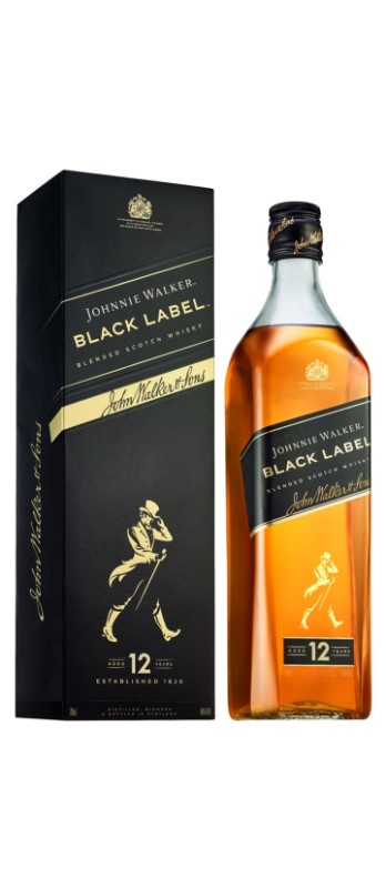 Whisky Black Label Johnnie Walker 12y